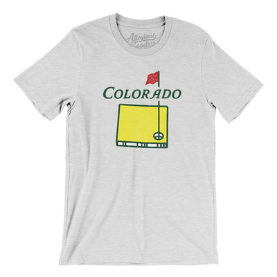 Colorado Golf Men/Unisex T-Shirt-Ash-Allegiant Goods Co. Vintage Sports Apparel