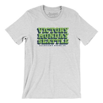 Victory Monday Seattle Men/Unisex T-Shirt-Ash-Allegiant Goods Co. Vintage Sports Apparel