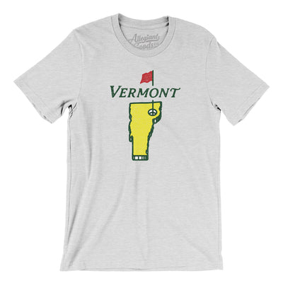 Vermont Golf Men/Unisex T-Shirt-Ash-Allegiant Goods Co. Vintage Sports Apparel