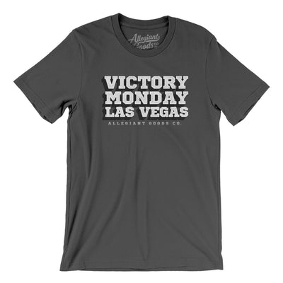 Victory Monday Las Vegas Men/Unisex T-Shirt-Asphalt-Allegiant Goods Co. Vintage Sports Apparel