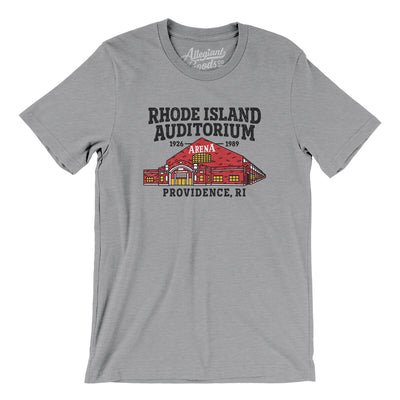 Rhode Island Auditorium Men/Unisex T-Shirt-Athletic Heather-Allegiant Goods Co. Vintage Sports Apparel