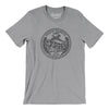South Dakota State Quarter Men/Unisex T-Shirt-Athletic Heather-Allegiant Goods Co. Vintage Sports Apparel