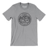 Nevada State Quarter Men/Unisex T-Shirt-Athletic Heather-Allegiant Goods Co. Vintage Sports Apparel