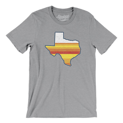 Houston Baseball Men/Unisex T-Shirt-Athletic Heather-Allegiant Goods Co. Vintage Sports Apparel