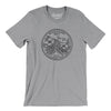 Mississippi State Quarter Men/Unisex T-Shirt-Athletic Heather-Allegiant Goods Co. Vintage Sports Apparel