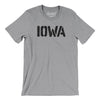 Iowa Military Stencil Men/Unisex T-Shirt-Athletic Heather-Allegiant Goods Co. Vintage Sports Apparel
