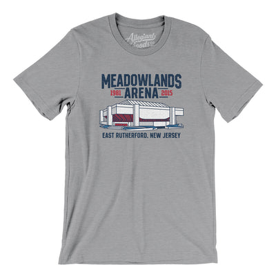 Meadowlands Arena Men/Unisex T-Shirt-Athletic Heather-Allegiant Goods Co. Vintage Sports Apparel