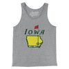 Iowa Golf Men/Unisex Tank Top-Athletic Heather-Allegiant Goods Co. Vintage Sports Apparel