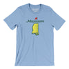 Mississippi Golf Men/Unisex T-Shirt-Baby Blue-Allegiant Goods Co. Vintage Sports Apparel