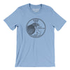 Idaho State Quarter Men/Unisex T-Shirt-Baby Blue-Allegiant Goods Co. Vintage Sports Apparel