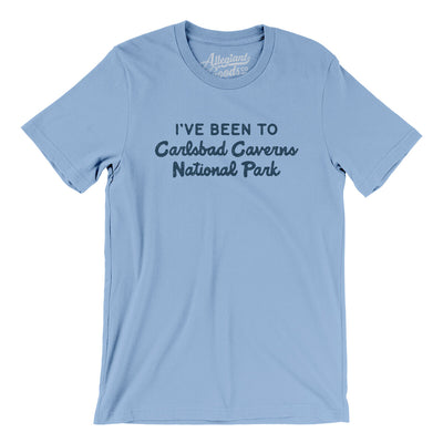 I've Been To Carlsbad Caverns National Park Men/Unisex T-Shirt-Baby Blue-Allegiant Goods Co. Vintage Sports Apparel