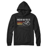 Indianapolis Cycling Hoodie-Black-Allegiant Goods Co. Vintage Sports Apparel