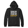 Sunday Funday Pittsburgh Hoodie-Black-Allegiant Goods Co. Vintage Sports Apparel