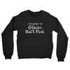 I've Been To Glacier National Park Midweight French Terry Crewneck Sweatshirt-Black-Allegiant Goods Co. Vintage Sports Apparel