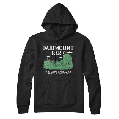 Fairmount Park Hoodie-Black-Allegiant Goods Co. Vintage Sports Apparel