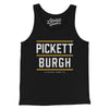Pickett Burgh Men/Unisex Tank Top-Black-Allegiant Goods Co. Vintage Sports Apparel