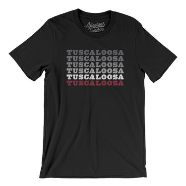 Tuscaloosa Repeat Men/Unisex T-Shirt-Black-Allegiant Goods Co. Vintage Sports Apparel