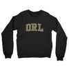 Orl Varsity Midweight French Terry Crewneck Sweatshirt-Black-Allegiant Goods Co. Vintage Sports Apparel