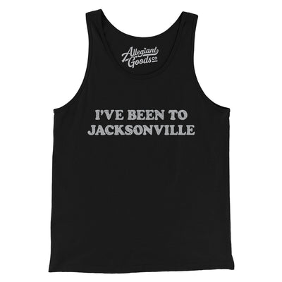 I've Been To Jacksonville Men/Unisex Tank Top-Black-Allegiant Goods Co. Vintage Sports Apparel