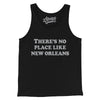 There's No Place Like New Orleans Men/Unisex Tank Top-Black-Allegiant Goods Co. Vintage Sports Apparel