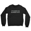 I've Been To Kansas City Midweight French Terry Crewneck Sweatshirt-Black-Allegiant Goods Co. Vintage Sports Apparel