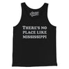 There's No Place Like Mississippi Men/Unisex Tank Top-Black-Allegiant Goods Co. Vintage Sports Apparel