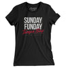 Sunday Funday Tampa Bay Women's T-Shirt-Black-Allegiant Goods Co. Vintage Sports Apparel
