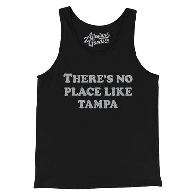 There's No Place Like Tampa Men/Unisex Tank Top-Black-Allegiant Goods Co. Vintage Sports Apparel