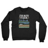 Zilker Park Midweight French Terry Crewneck Sweatshirt-Black-Allegiant Goods Co. Vintage Sports Apparel
