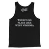 There's No Place Like West Virginia Men/Unisex Tank Top-Black-Allegiant Goods Co. Vintage Sports Apparel