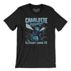 Charlotte Basketball Throwback Mascot Men/Unisex T-Shirt-Black-Allegiant Goods Co. Vintage Sports Apparel