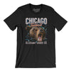 Chicago Football Throwback Mascot Men/Unisex T-Shirt-Black-Allegiant Goods Co. Vintage Sports Apparel