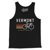 Vermont Cycling Men/Unisex Tank Top-Black-Allegiant Goods Co. Vintage Sports Apparel