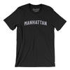 Manhattan Varsity Men/Unisex T-Shirt-Black-Allegiant Goods Co. Vintage Sports Apparel