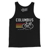 Columbus Cycling Men/Unisex Tank Top-Black-Allegiant Goods Co. Vintage Sports Apparel