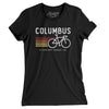 Columbus Cycling Women's T-Shirt-Black-Allegiant Goods Co. Vintage Sports Apparel
