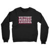 Victory Monday Arizona Midweight French Terry Crewneck Sweatshirt-Black-Allegiant Goods Co. Vintage Sports Apparel