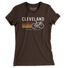 Cleveland Cycling Women's T-Shirt-Brown-Allegiant Goods Co. Vintage Sports Apparel