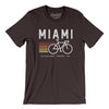 Miami Cycling Men/Unisex T-Shirt-Brown-Allegiant Goods Co. Vintage Sports Apparel