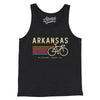 Arkansas Cycling Men/Unisex Tank Top-Charcoal Black TriBlend-Allegiant Goods Co. Vintage Sports Apparel