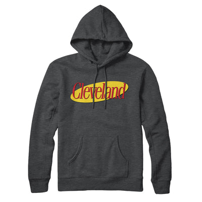 Cleveland Seinfeld Hoodie-Charcoal Heather-Allegiant Goods Co. Vintage Sports Apparel