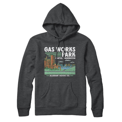Gas Works Park Hoodie-Charcoal Heather-Allegiant Goods Co. Vintage Sports Apparel