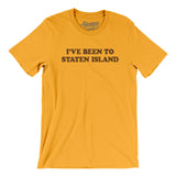 I've Been To Staten Island Men/Unisex T-Shirt-Gold-Allegiant Goods Co. Vintage Sports Apparel