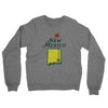 New Mexico Golf Midweight French Terry Crewneck Sweatshirt-Graphite Heather-Allegiant Goods Co. Vintage Sports Apparel