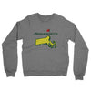 Massachusetts Golf Midweight French Terry Crewneck Sweatshirt-Graphite Heather-Allegiant Goods Co. Vintage Sports Apparel