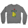 Utah Golf Midweight French Terry Crewneck Sweatshirt-Graphite Heather-Allegiant Goods Co. Vintage Sports Apparel