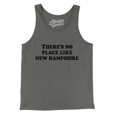 There's No Place Like New Hampshire Men/Unisex Tank Top-Grey TriBlend-Allegiant Goods Co. Vintage Sports Apparel