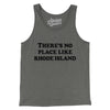 There's No Place Like Rhode Island Men/Unisex Tank Top-Grey TriBlend-Allegiant Goods Co. Vintage Sports Apparel
