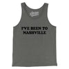 I've Been To Nashville Men/Unisex Tank Top-Grey TriBlend-Allegiant Goods Co. Vintage Sports Apparel