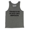 There's No Place Like Montana Men/Unisex Tank Top-Grey TriBlend-Allegiant Goods Co. Vintage Sports Apparel